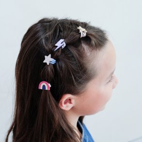 Mimi & Lula - 8 Hrelastikker - Mini Rainbow Dancing Queen