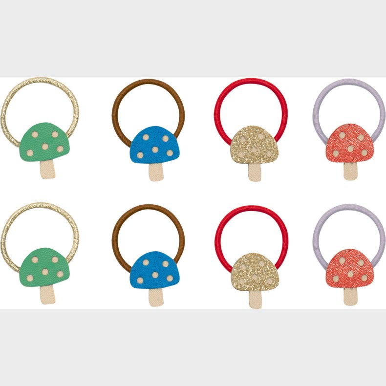 8 H�relastikker Til B�rn - Paddehatte Svampelandsby - Mimi & Lula