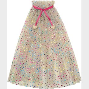 Mimi & Lula - Kappe - Beige Rainbow Hearts