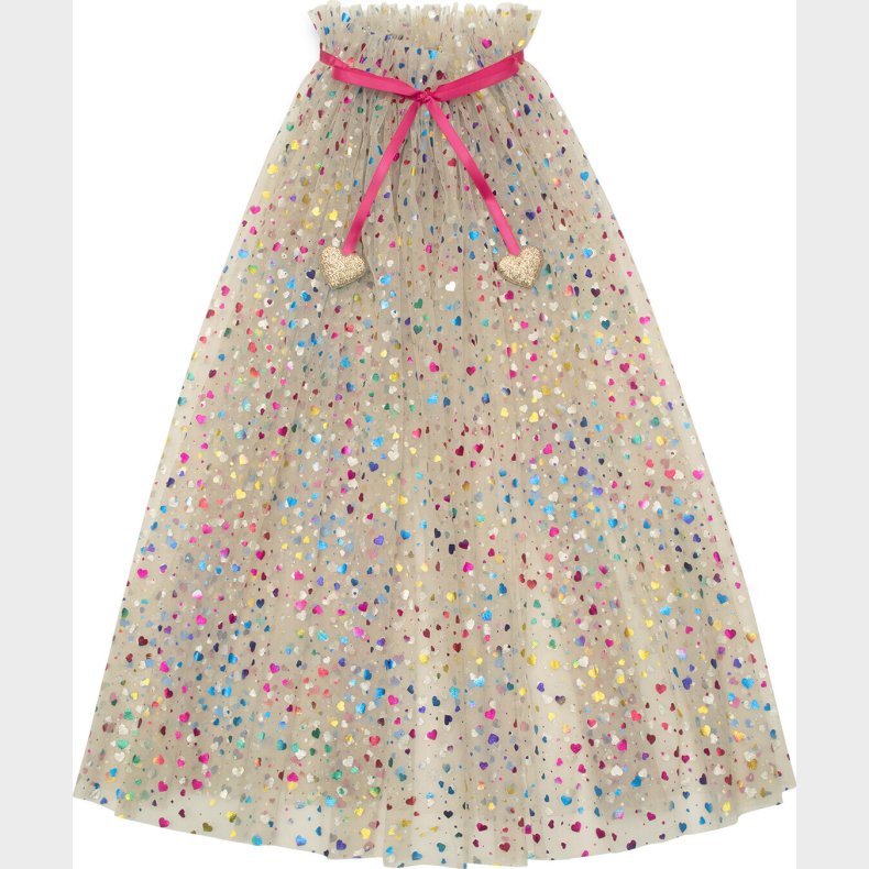 Mimi & Lula - Kappe - Beige Rainbow Hearts