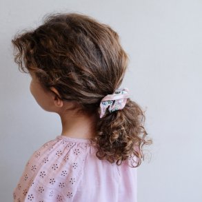 Mimi & Lula - Scrunchie - Satin Edge Peach Florence