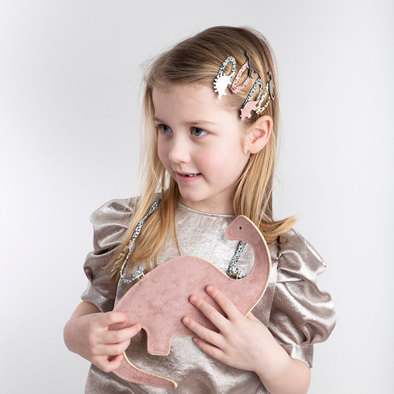 Mimi & Lula - Skuldertaske - Diplodocus - Pink