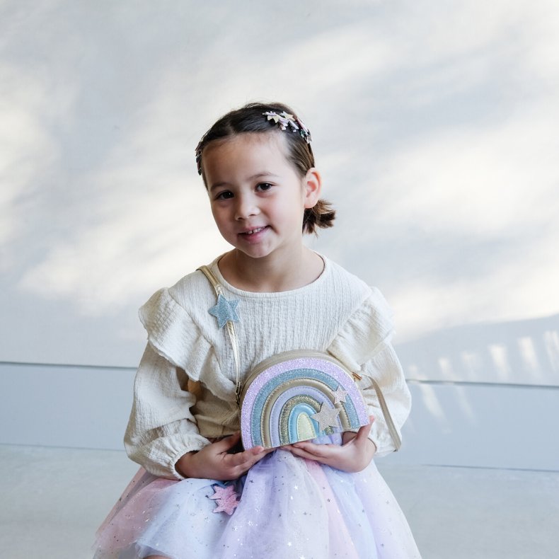 Mimi & Lula - Skuldertaske - Rainbow Dreamland