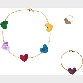 Smykkes�t Til B�rn - Halsk�de Armb�nd Ring - Mimi & Lula