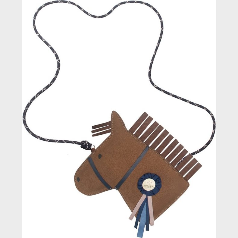 Mimi & Lula - Skuldertaske Til Brn - Brun Hest