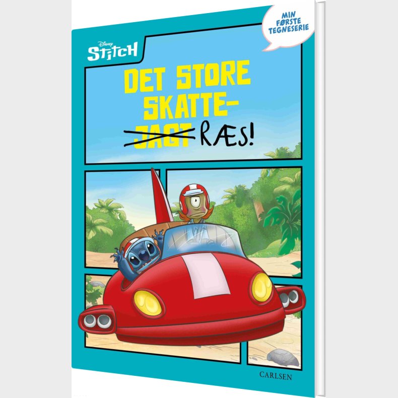 Min F�rste Tegneserie: Stitch - Det Store Skatter�s - Bog