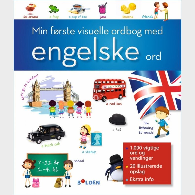 Min Frste Visuelle Ordbog Med Engelske Ord - Bog