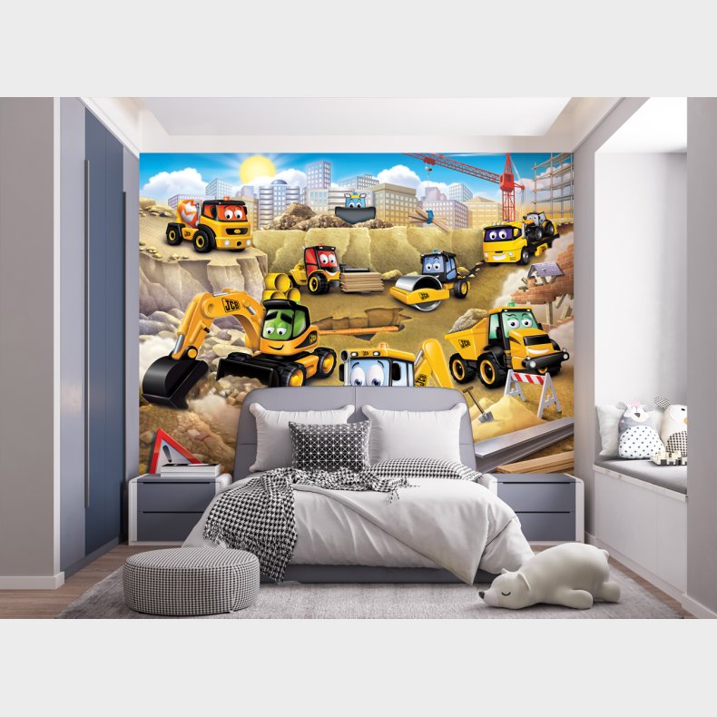 Min f�rste JCB tapet 243 x 305 cm