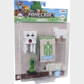Minecraft - 3d Special Edition Figure 5 Pack Blister - Sheep, Creeper, Wolf & Ghast