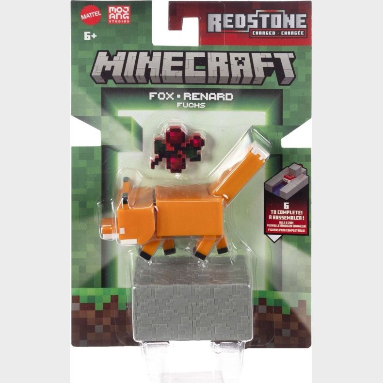 Minecraft - Fox - Biome Builds Figur - R�ven Renard - 8 Cm