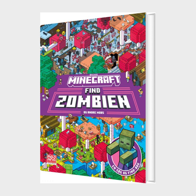 Minecraft - Find Zombien - En Sg Og Find-bog - Bog