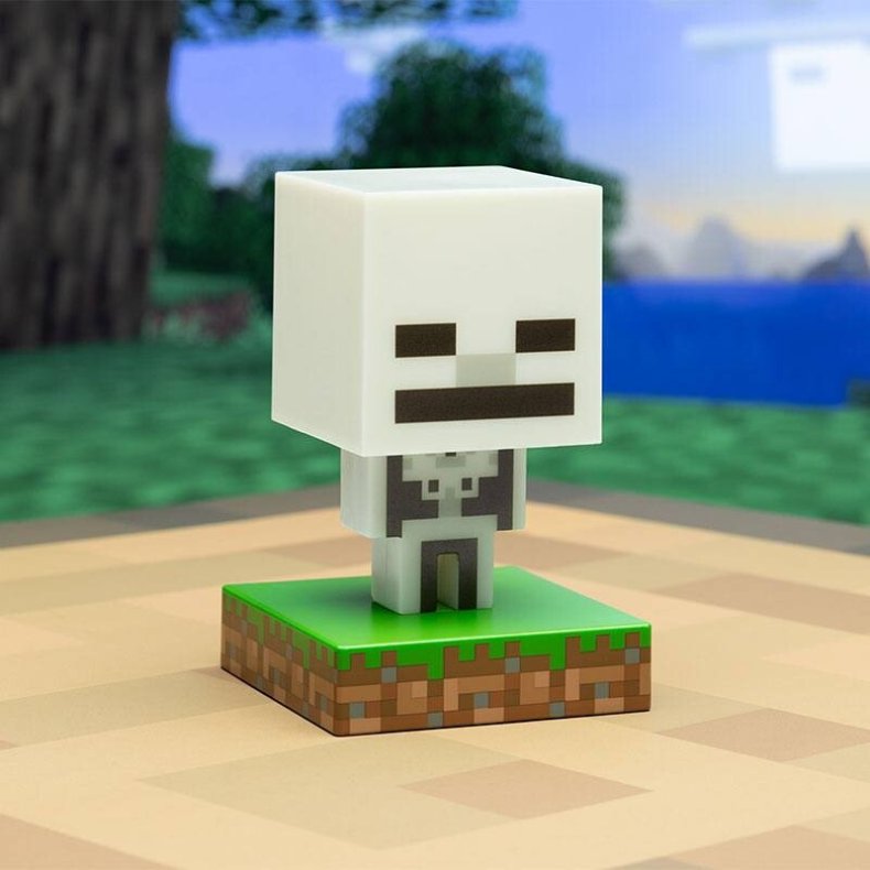 Minecraft Lampe - Skelet - 10 Cm
