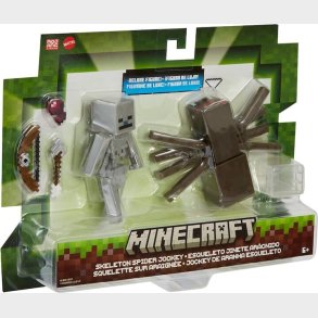 Minecraft Figurer - Deluxe - Skeleton Spiders Jockey - 2-pak