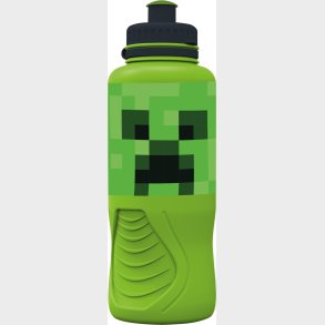 Minecraft - Sports Drikkedunk Til B�rn - Gr�n - Plastik 400 Ml