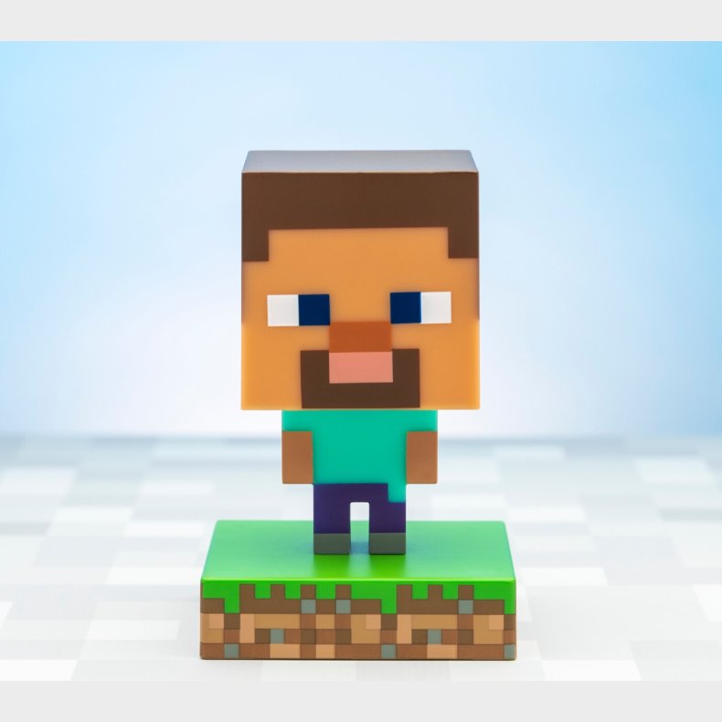 Minecraft Steve Figur Med Lys