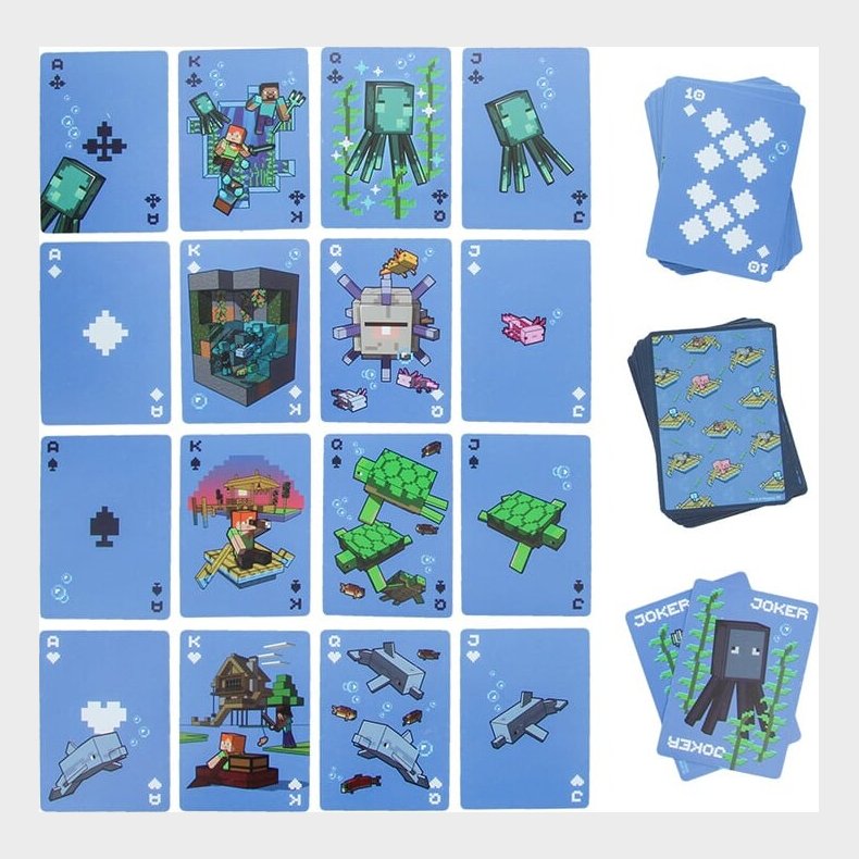 Minecraft Waterproof Playing Cards