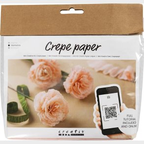 Mini Diy Kit Crepepapir - Nelliker - Strk/crepe 180% - 105 G