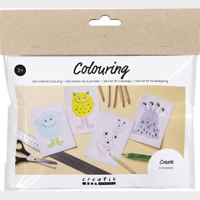 Mini Diy Kit Farvelgning - Monster