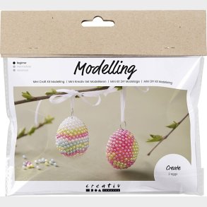 Mini Diy Kit Modellering - Perleg - Pastelfarver