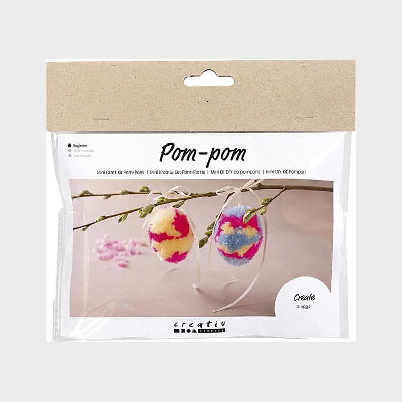 Mini Diy Kit Pompon - �g - Colorful