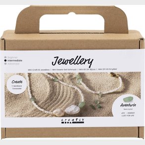 Mini Diy Kit Smykker - Aventurinhalsk�de Og -armb�nd