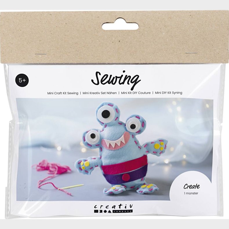 Mini Diy Kit Syning - Filtmonster - Assorterede Farver