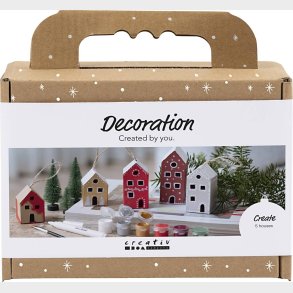 Mini Kreativt St - Dekoration - Huse - Julefarver