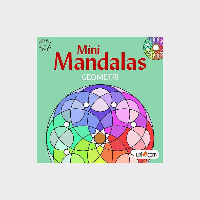 Mini Mandalas - Geometri - Bog
