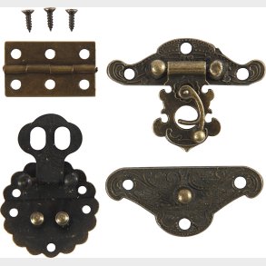 Minibeslag - Str. 30-35 Mm - Antik Guld - 10 St