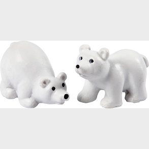 Minifigurer - H 30 Mm - L 45 Mm - Hvid - 2 Stk.