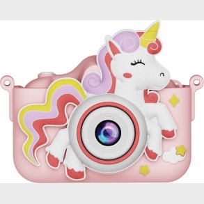 Minilens - Digitalt Kamera Til B�rn - Enhj�rning - Lyser�dt