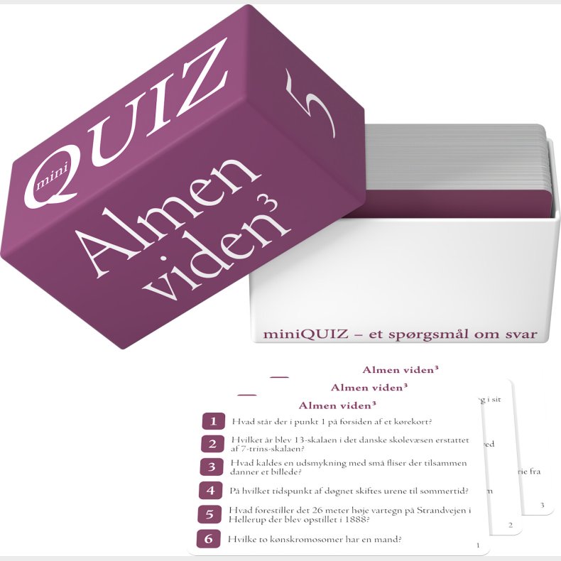 Miniquiz - Almen Viden 3