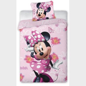 Minnie Mouse Sengetj - 100 procent bomuld