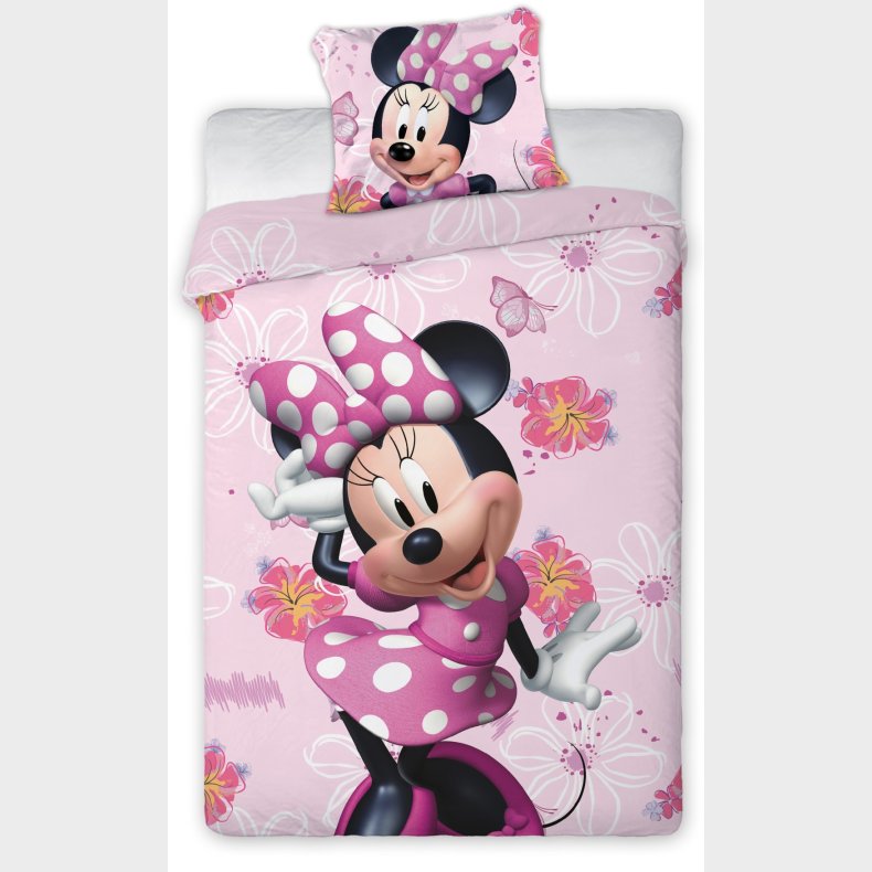 Minnie Mouse Sengetj - 100 procent bomuld