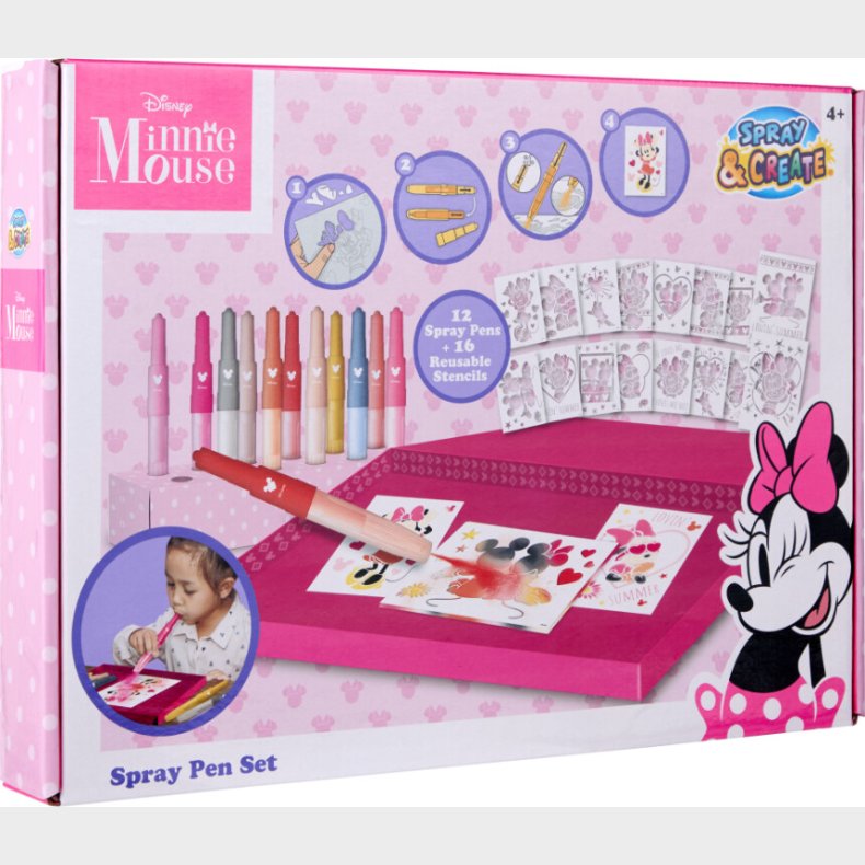 Minnie Mouse - Spraypenne S�t