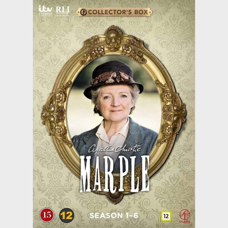 Miss Marple - Sson 1-6 - DVD - Tv-serie