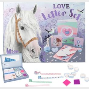Miss Melody - Love Letter Set - Brevpapir St Til Brn