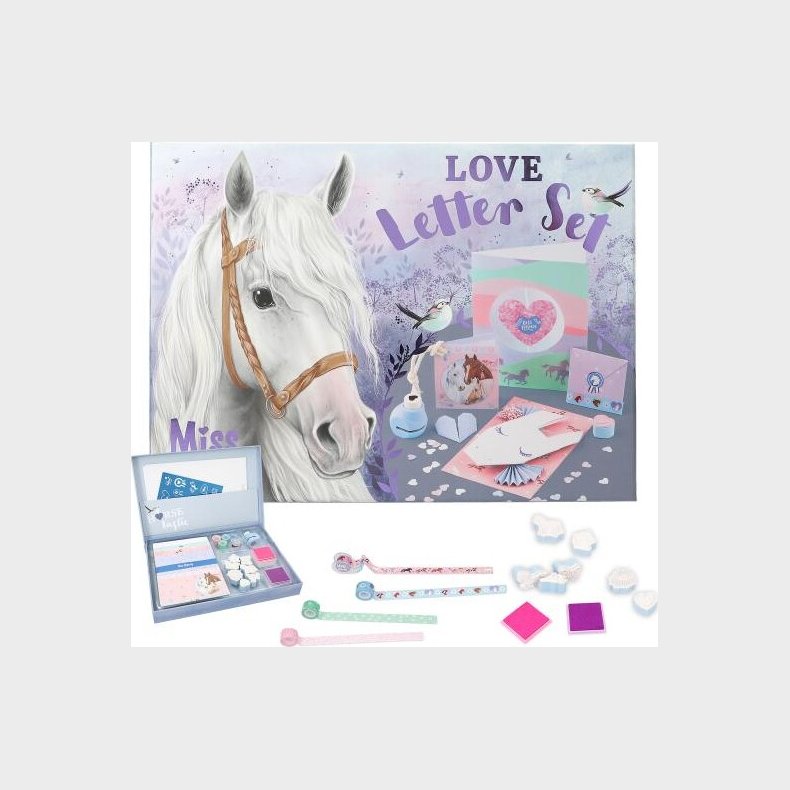Miss Melody - Love Letter Set - Brevpapir St Til Brn
