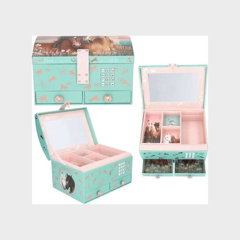 Miss Melody - Smykkeskrin Med Kode Og Musik - Gr�n