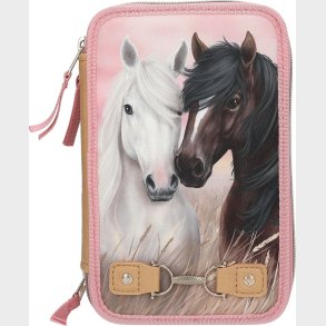 Miss Melody - Trippel Penalhus Med Indhold - Dusty Rose