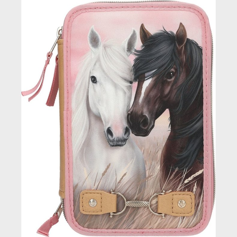 Miss Melody - Trippel Penalhus Med Indhold - Dusty Rose