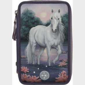 Miss Melody - Trippel Penalhus Med Indhold Og Led Lys - kander