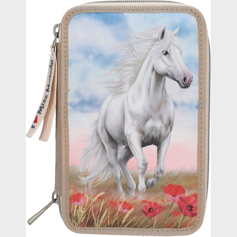 Miss Melody - Trippel Penalhus Med Indhold - Poppy Sand - Beige