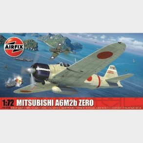 Airfix - Mitsubishi A6m2b Zero Modelfly Bygges�t - 1:72 - A01005b