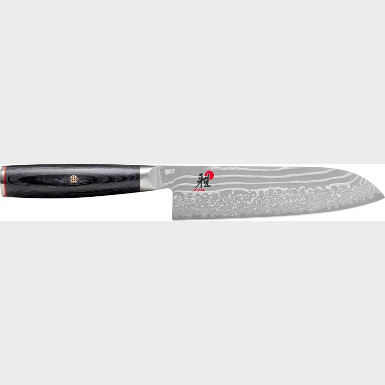 Miyabi - 5000 Fc-d, Santokukniv - Sort - 18 Cm