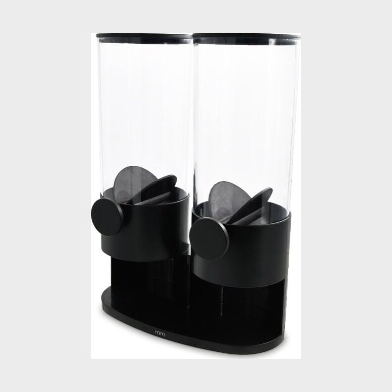 Morgenmads Dispenser - 2 Dispensere - 6 Liter - Sort - Mikamax