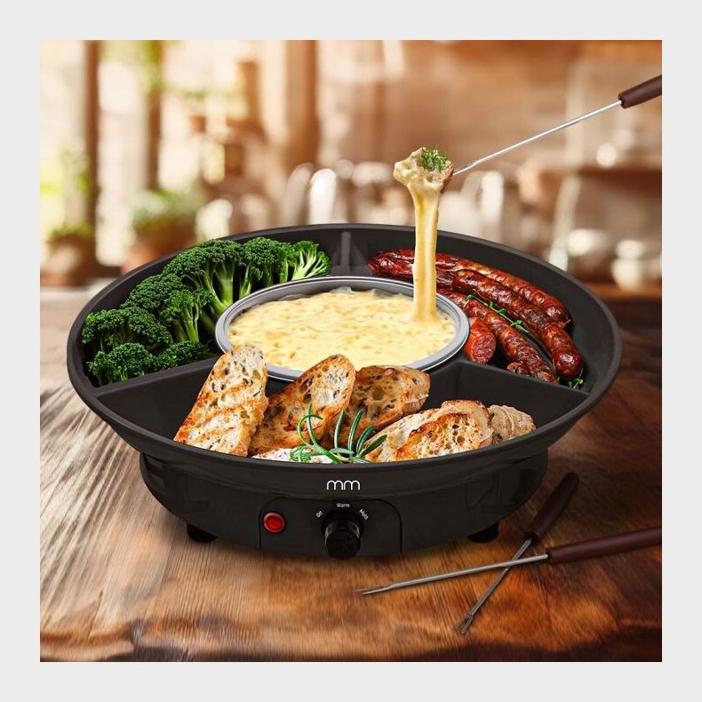 Fonduest Med 2 Gafler - Elektrisk - Mikamax