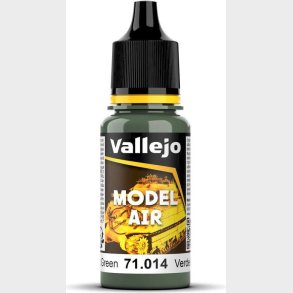 Vallejo - Model Air - Gunship Green Mat - 18 Ml - 71014