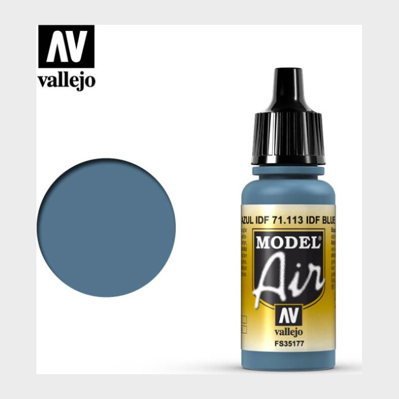 Vallejo - Model Air - Idf Blue Mat - 17 Ml - 71113