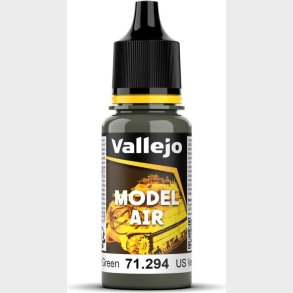 Vallejo - Model Air - Us Forest Green Mat - 17 Ml - 71294